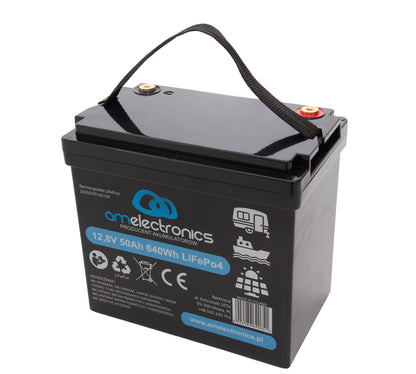 AKUMULATOR LiFePO4 12,8V 50Ah (bez wyświetlacza) (4821)