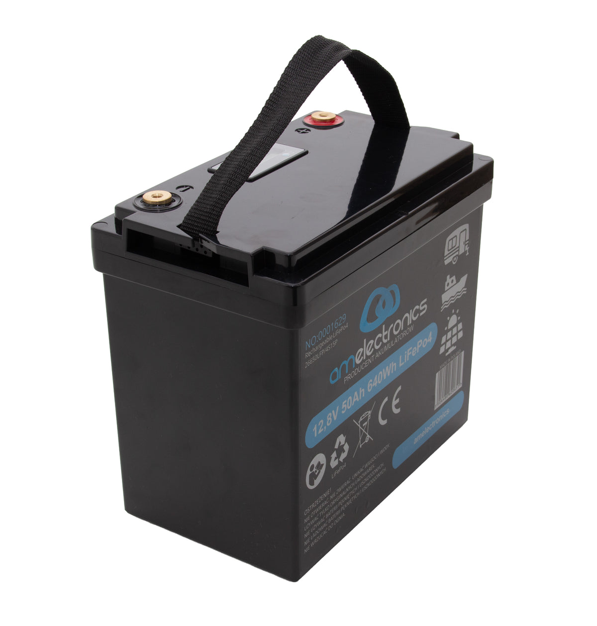 Akumulator 12,8V 50Ah LiFePo4 (1629)
